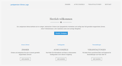 Desktop Screenshot of pension-minna.de