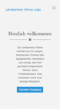 Mobile Screenshot of pension-minna.de