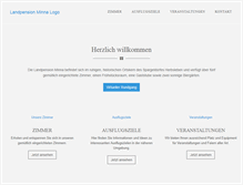 Tablet Screenshot of pension-minna.de